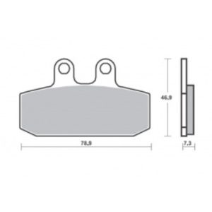 Τακάκια SBS 108HM SFA256 1