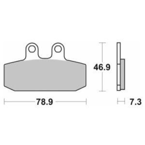 Τακάκια SBS 108CT FA256 MAXI SCOOTER 125-249CCM 1