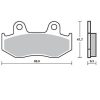 Τακάκια SBS 125HF FA323 SCOOTER 50-125CCM 1