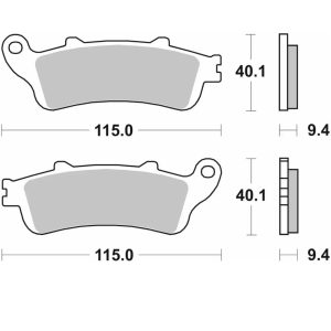 Τακάκια SBS 147CT FA281 MAXI SCOOTER 125-249CCM 1