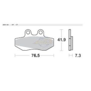 Τακάκια SBS 148HF SFA167