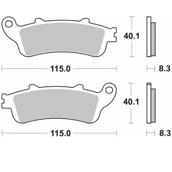 Τακάκια SBS 156HF SFA261 1