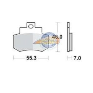 Τακάκια SBS 172HF FA356 SCOOTER 50-124CCM 1