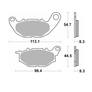 Τακάκια SBS 229CT FA705 Εμπρός YP300X-MAX '17-18 1