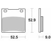 Τακάκια SBS 556LS FA63-FA161 1