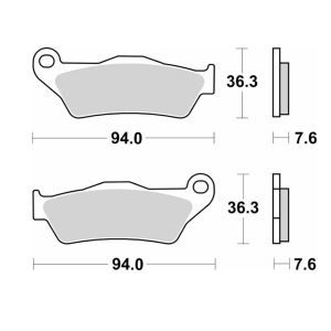Τακάκια SBS 671RSI FA181 RR 1