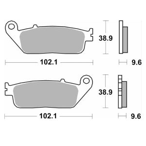 Τακάκια SBS 700HS FA196 1
