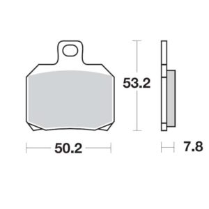 Τακάκια SBS 730LS FA266 RR BN251'16 E3 1