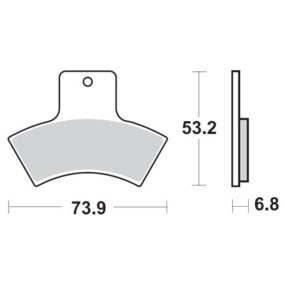 Τακάκια SBS 755ATS FA270 ATV 1