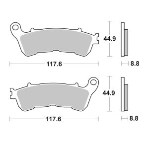 Τακάκια SBS 828HS FA388 RF 1