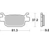 Τακάκια SBS 832LS FA415 RR BN251 ABS E4,BN302,TRK251 E4,LEONCINO250,RKV125/150 1