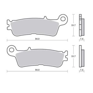 Τακάκια SBS 965SI FA450 YZF450'20 1