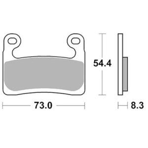 Τακάκια SBS 960DS-1 DUAL SINTER 1