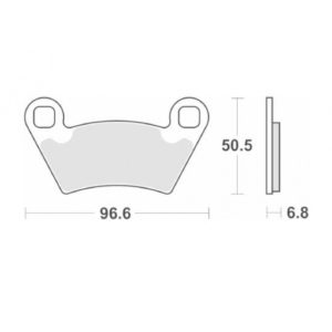 Τακάκια SBS 800ATS FA354 POLARIS 1