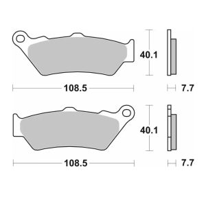 Τακάκια SBS 674LS FA209-FA209/2 FR 1