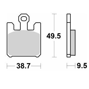 Τακάκια SBS 788RST FA369 4τμχ/Σετ FRONT 1